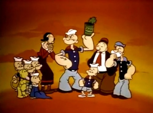 You think your family is a bit weird? Be thankful. ('The All New Popeye Hour' cast, 1978)
