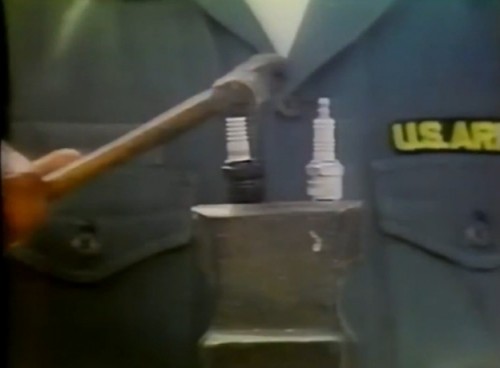 Spark plug abuse! Tell me this isn't really happening!