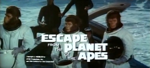 'The time is 1973. The place is Earth. How did they get here?'  ('Escape from the Planet of the Apes,' 1971)