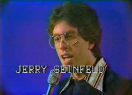 That nice, young Jerry Seinfeld boy. Maybe one day he'll invent a show about "Nothing." (Photgrab: Seinfeld on 'Celebrity Cabaret, 1977)