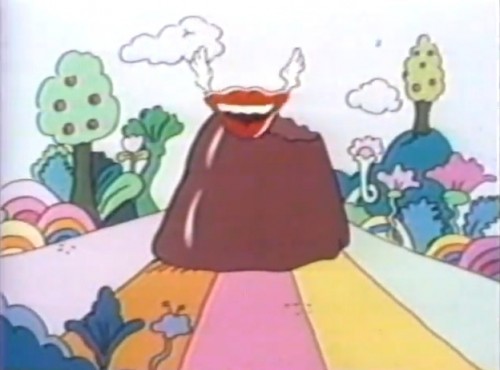 The Beatles called. They want their chocolate submarine back. (Cherry Blossom, 1970s)