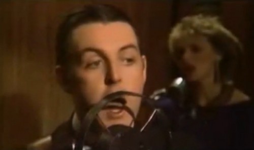 'You can say anything - but don't say 'Goodnight,' tonight.'  (Wings, 1979)