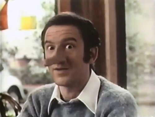 This isn't weird at all. Move along.  (Wendy's Hamburgers, 1979)