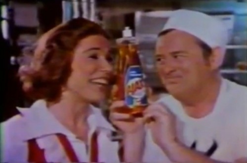 'You and Ajax sure know how to treat a lady...' (Ajax Dishwashing Liquid, 1977)