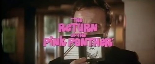 'The Return of the Pink Panther' trailer title, 1975
