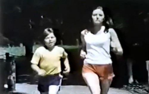 Fully-clothed streaking aka "Jogging." (Running promo, 1978)