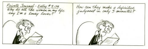 'Inside Woody Allen' comic strip, 1978