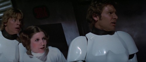 Mark Hamill, Carrie Fisher, Harrison Ford. ('Star Wars,' 1977)