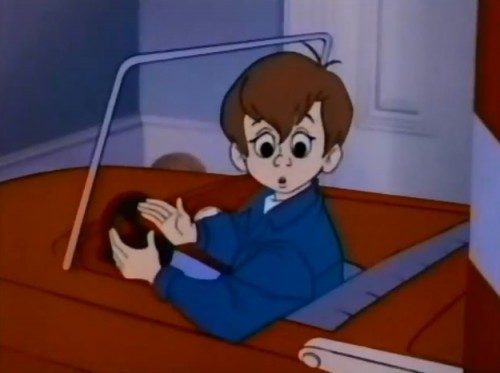 The animated version of Butch Patrick in 'The Phantom Tollbooth,' 1970