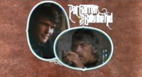 'Pat Garrett and Billy the Kid' trailer title, 1973