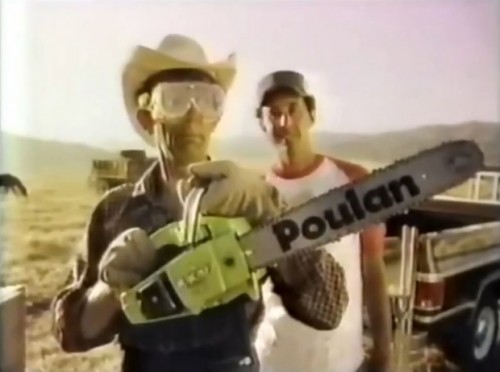 The Muscle Car of chainsaws. (Poulan, 1978)