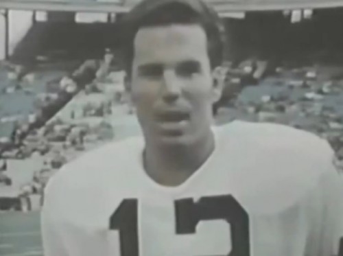 'Make sure you don't try to hide behind a curtain of drugs.' (Roger Staubach, 1972)