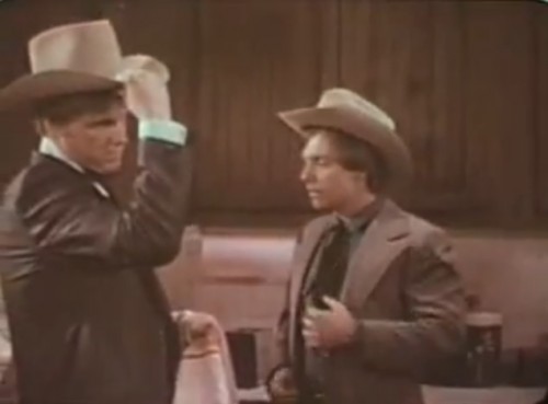 Gary Busey (Truckie) and Mark Hamill (Doobie) in 'The Texas Wheelers,' 1974