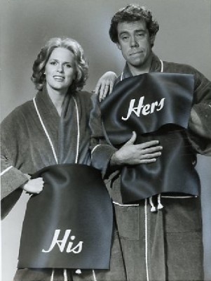 Sharon Gless and John Schuck in 'Turnabout.'  (NBC promo photo, 1979)