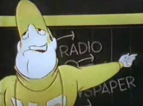 Hey! It's ol' whats-his-name - the Yellow Pages mascot (1979)