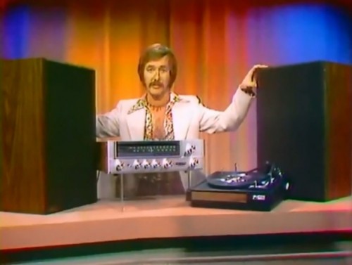 Hey ladies. How do you like my woofers and tweeters? (American Sound, 1975)