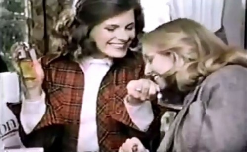 Gee, your wrist smells terrific! (Avon commercial, 1978)