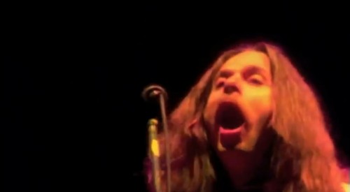 An inspiration for Harry Shearer and Spinal Tap's Derek Smalls? (Mike Levine of Triumph, 1979)