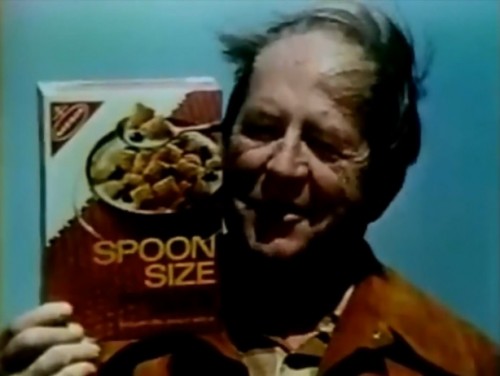 "Crunchy, natural goodness in every bite." (Spoon Size Shredded Wheat, 1972)