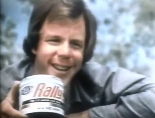 What could be more American than waxing down your car with a loved one? (Rally commercial, 1976)