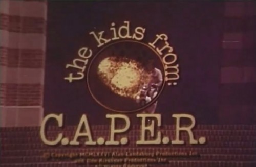 'The Kids from: C.A.P.E.R.' TV title, 1976