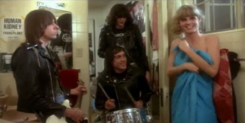 Shower time with The Ramones ('Rock 'n' Roll High School,' 1979)