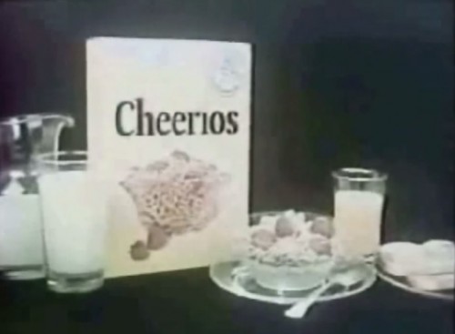 'A tasty way to round out this nutritious breakfast" (Cheerios commercial, 1978)