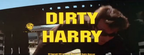 'Dirty Harry' trailer title, 1971