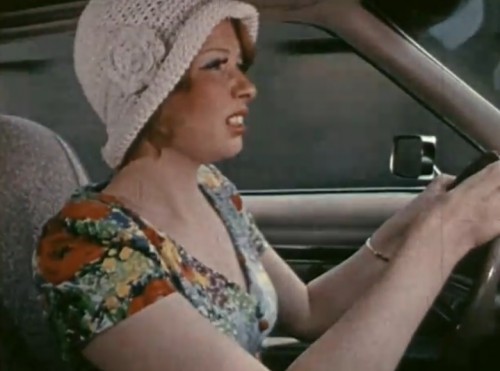 It's Bonnie Parker! Kinda sorta. ('The Crossroads Crash,' 1973)