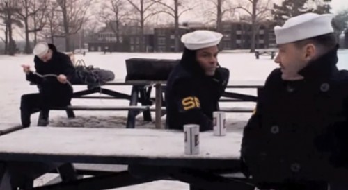 A pleasant picnic in the snow ('The Last Detail,'1973)