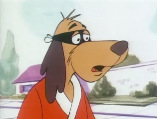 The searing, intelligent gaze of 'Hong Kong Phooey' (Hanna-Barbera, 1974)