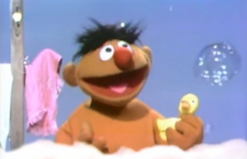 'Rubber Duckie I am awfully fond of you...' ('Sesame Street,' 1970)