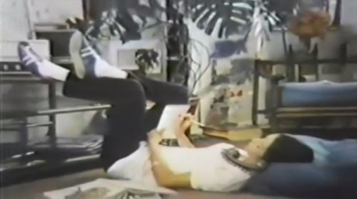 Haha! Writing with paper and pen. How quaint. (Paper Mate commercial, 1970)