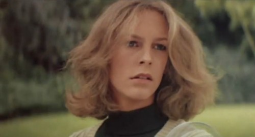 A 19-yr-old, Jamie Lee Curtis stars in 'Halloween,' 1978