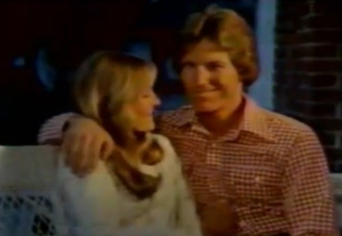 Sly motocross farm boy knows what the ladies like. (Lifebuoy Soap commercial, 1977)