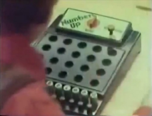 Timer's ticking...go! (Numbers Up commercial, 1978)