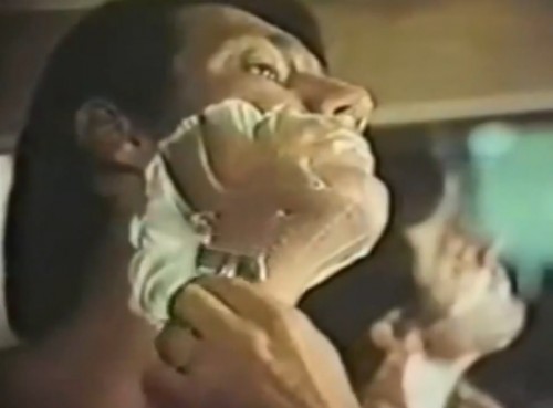 Enjoy this close shave while you can. Disposable and electric shavers are soon taking over. (Personna commercial, 1972)