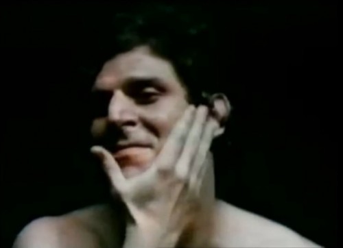 Stop slapping yourself. Stop slapping yourself. (Schick commercial, 1972)