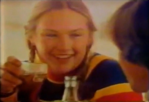 'Coke adds life.' Must be all that corn syrup preserving the internal organs. (Coca-Cola commercial, 1977)