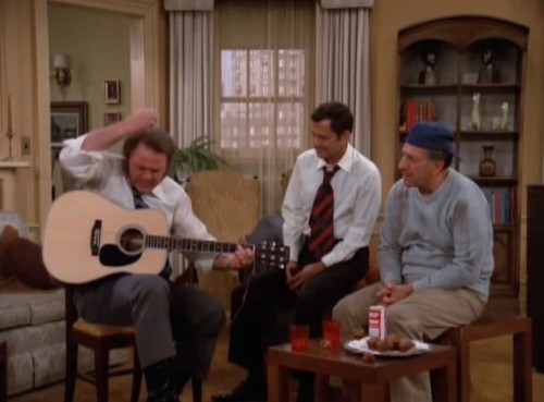 High culture in prime time. (Roy Clark on 'The Odd Couple,' 1975)