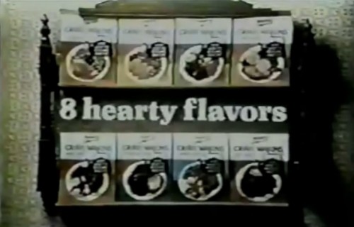 60-second Gravy Makins in 8 flavors. (French's commercial, 1974)