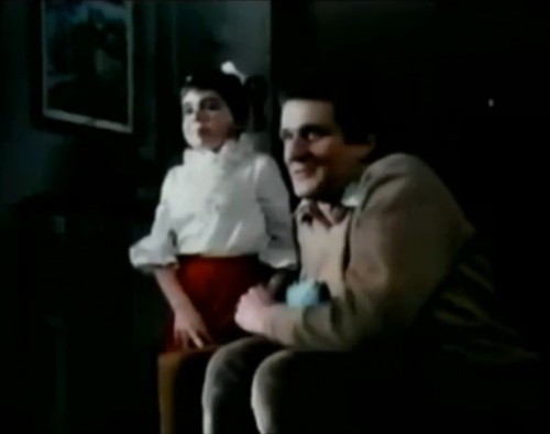 Peter Bonerz and tap-dancing daughter. (MONY commercial, 1972)