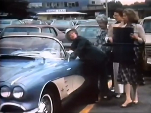 Feisty Grandma hotwires a ride home. (Revco commercial, 1979)