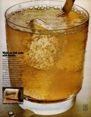 Birds Eye 'Awake' Beverage. ('LIFE' magazine, Nov. 13, 1970)