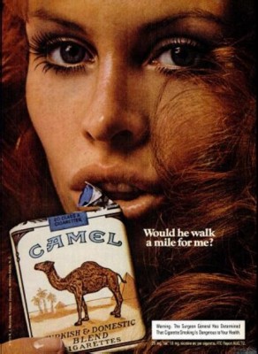 Camel cigarettes 'Redhead' ('Popular Science,' Apr. 1973)