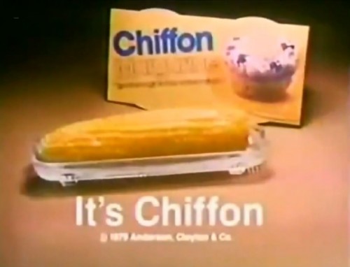 "It's not nice to fool Mother Nature!" (Chiffon commercial, 1979)