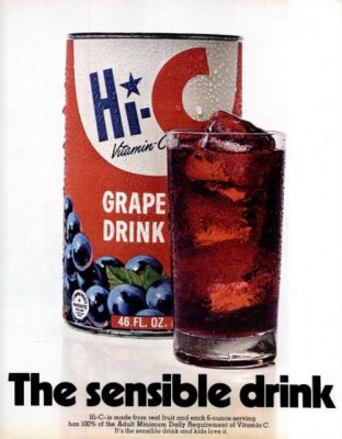 Hi-C Grape Drink ('LIFE' magazine, Nov. 13, 1970)