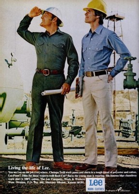 Lee Work Clothes. ('Popular Mechanics,' July, 1975)