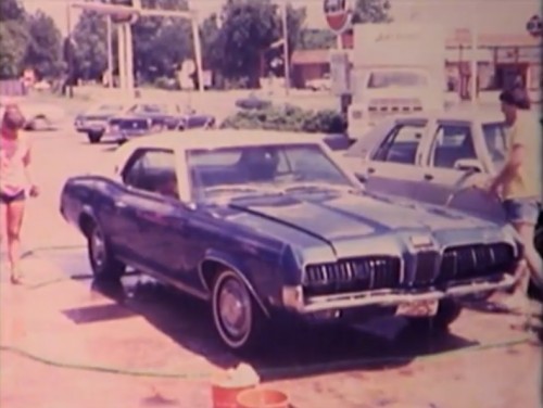 "At the sign of the cat!" (Arkansas car wash home movie, 1978)