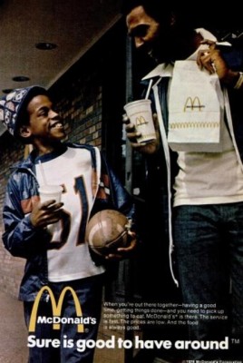 McDonald's 'Sure Is Good' ('Jet' magazine, Feb. 20, 1975)